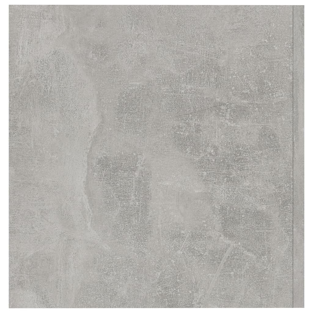 vidaXL Wall Mounted Cabinet Concrete Grey 80x39x40 cm Engineered Wood