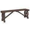 vidaXL 3 Piece Garden Dining Set Solid Wood Fir