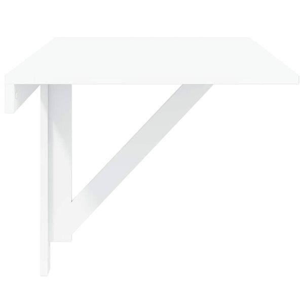 vidaXL Folding Wall Table White 100x60 cm