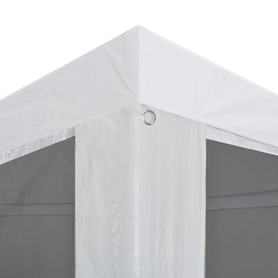 vidaXL Party Tent with 10 Mesh Sidewalls 12x3 m, white vidaXL Party Tent with 10 Mesh Sidewalls 12x3 m