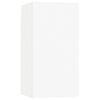 vidaXL 8 Piece TV Cabinet Set White Engineered Wood