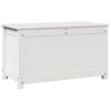 vidaXL Storage Box White 80x40x45.5 cm Solid Wood Pine