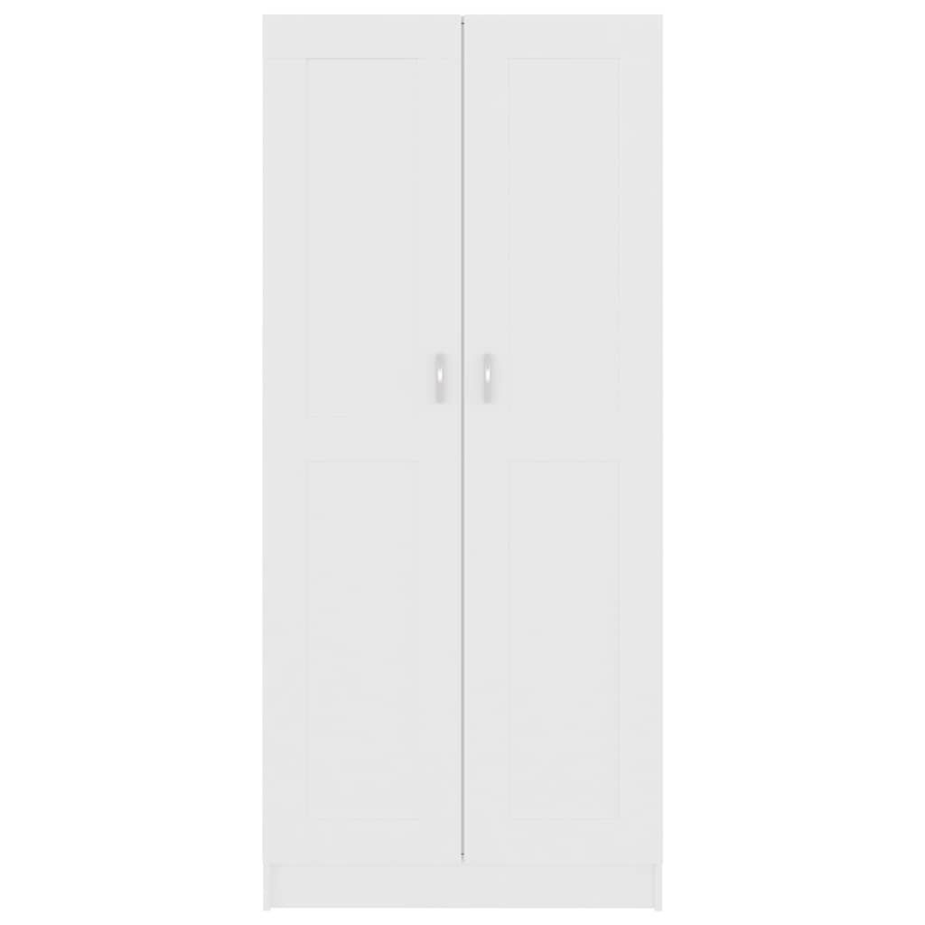 vidaXL Book Cabinet White 82.5x30.5x185.5 cm Engineered Wood