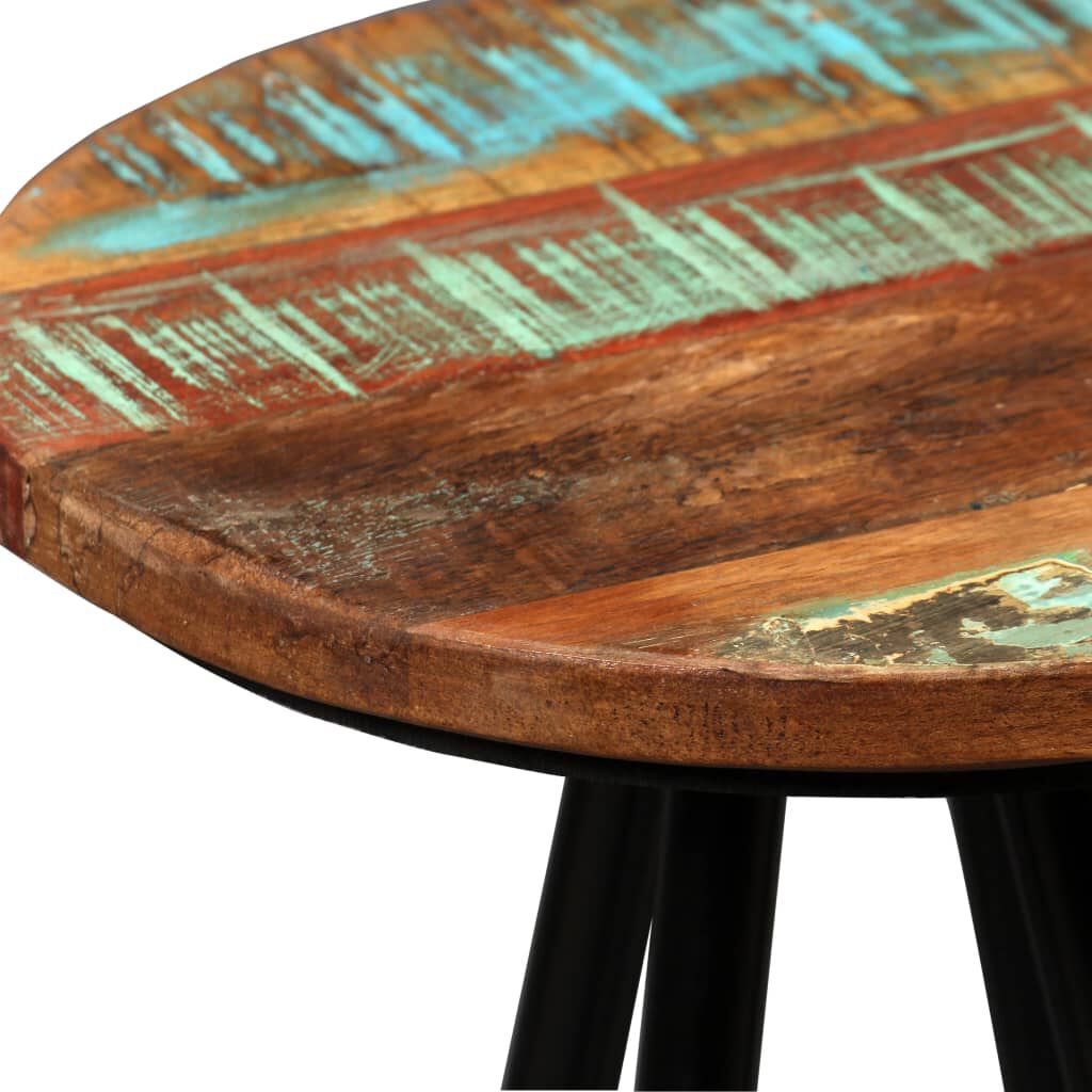 vidaXL Bar Stools 2 pcs Solid Reclaimed Wood