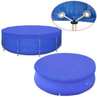 vidaXL Pool Cover PE Round 460 cm 90 g/m²,  vidaXL Pool Cover PE Round 460 cm 90 g/m²
