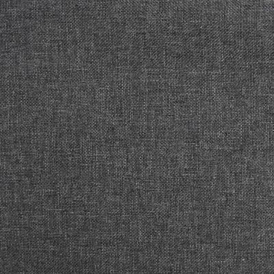 vidaXL Bar Stools 2 pcs Dark Grey Fabric