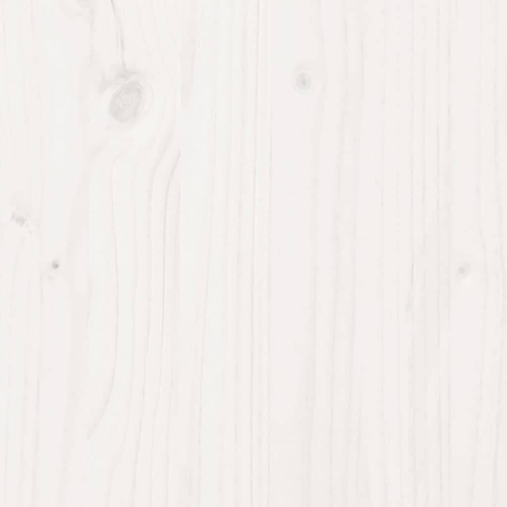 vidaXL Wall Cabinet White 45x30x35 cm Solid Pinewood