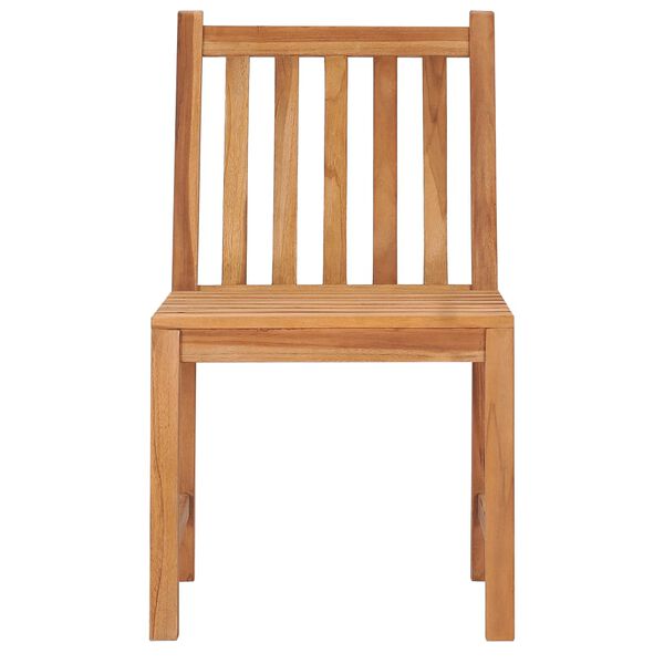 vidaXL 3 Piece Garden Dining Set 80x80 cm Solid Teak Wood