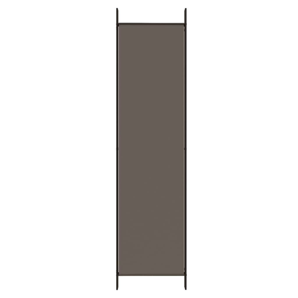 vidaXL 6-Panel Room Divider Anthracite 300x200 cm Fabric