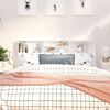 vidaXL Headboard Cabinet White 180x19x103.5 cm