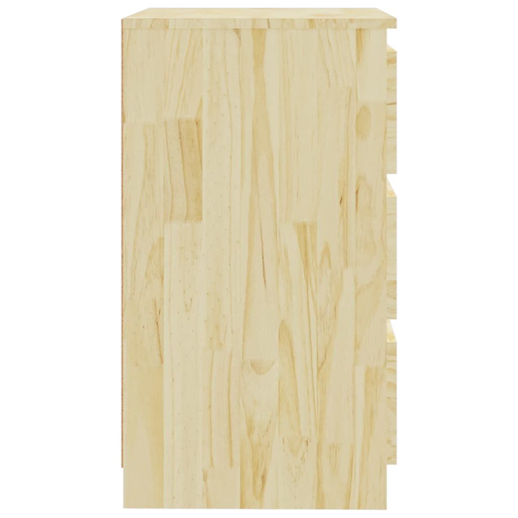 vidaXL Bedside Cabinets 2 pcs 60x36x64 cm Solid Pinewood