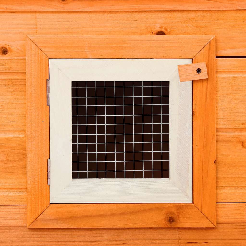 vidaXL Outdoor Large Rabbit Hutch House Pet Cage Double House