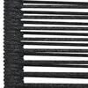 vidaXL Garden Chairs 4 pcs Cotton Rope and Steel Black