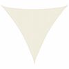 vidaXL Sunshade Sail Oxford Fabric Triangular 5x5x5 m Cream