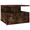 vidaXL Floating Nightstand 2 pcs Smoked Oak 40x31x27 cm Engineered Wood