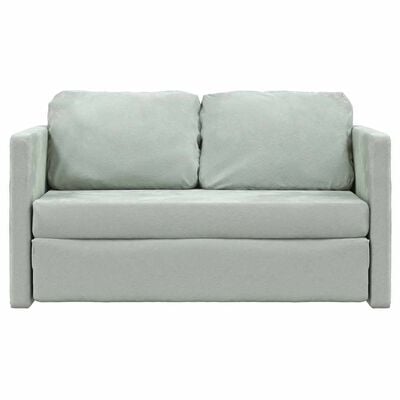 vidaXL Floor Sofa Bed 2-in-1 Light Grey 122x204x55 cm Velvet, light grey vidaXL Floor Sofa Bed 2-in-1 Light Grey 122x204x55 cm Velvet