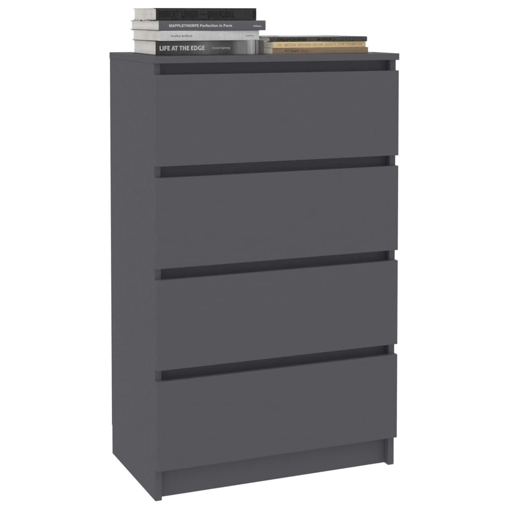 vidaXL Sideboard Grey 60x35x98.5 cm Engineered Wood