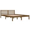 vidaXL Bed Frame without Mattress Solid Wood Pine 140x200cm Honey Brown