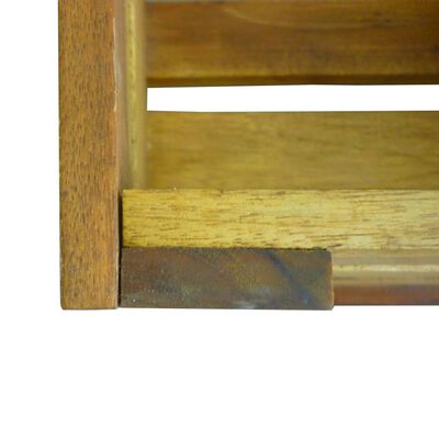 vidaXL Apple Crate Set 2 Pieces Solid Acacia Wood