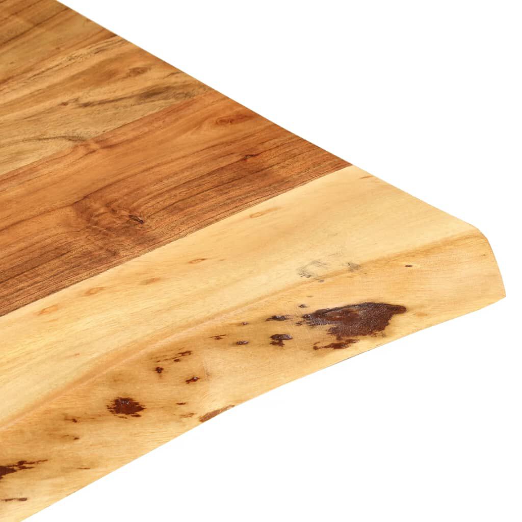 vidaXL Bathroom Vanity Top Solid Acacia Wood 58x52x3.8 cm