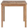 vidaXL 3 Piece Garden Dining Set 80x80 cm Solid Teak Wood