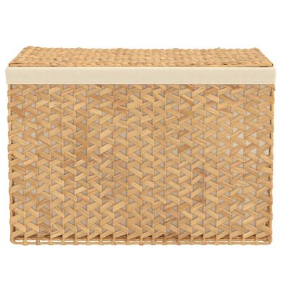 vidaXL Laundry Basket with 3 Sections 75x42.5x52 cm Water Hyacinth,  vidaXL Laundry Basket with 3 Sections 75x42.5x52 cm Water Hyacinth