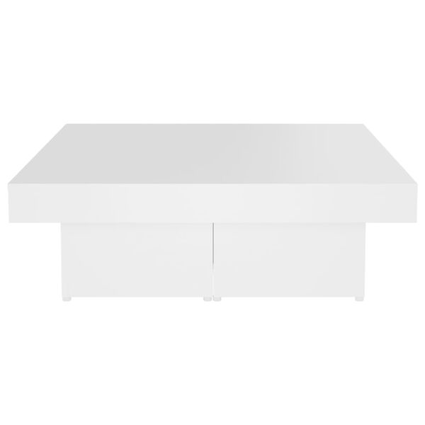 vidaXL Coffee Table White 90x90x28 cm Engineered Wood