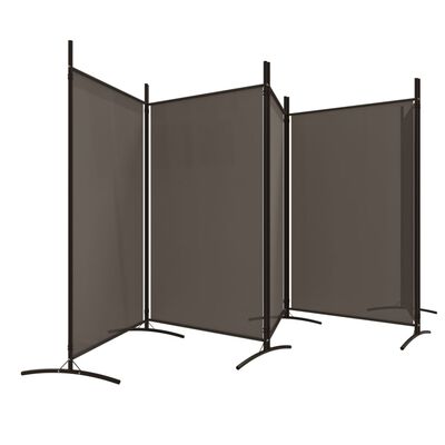 vidaXL 5-Panel Room Divider Anthracite 433x180 cm Fabric