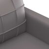 vidaXL 3-Seater Sofa Grey 180 cm Faux Leather