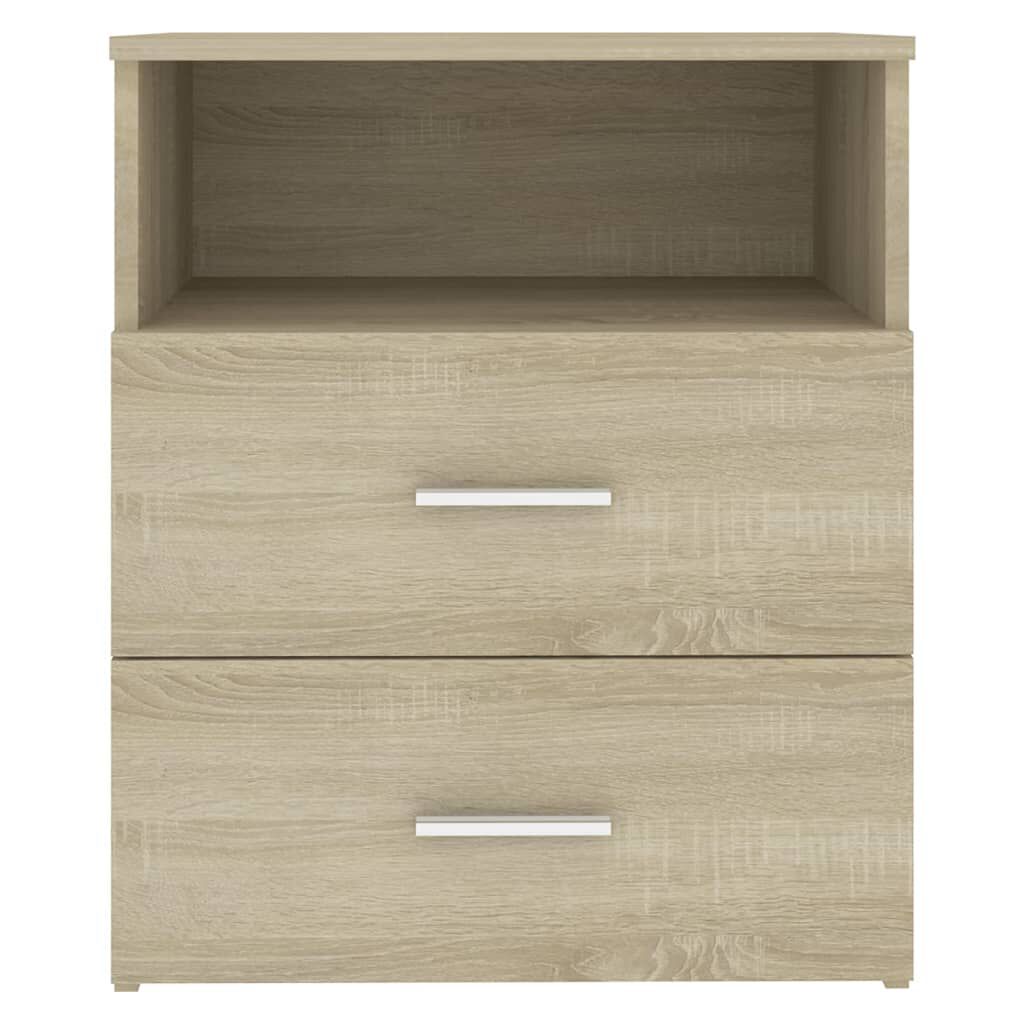 vidaXL Bed Cabinet Sonoma Oak 50x32x60 cm