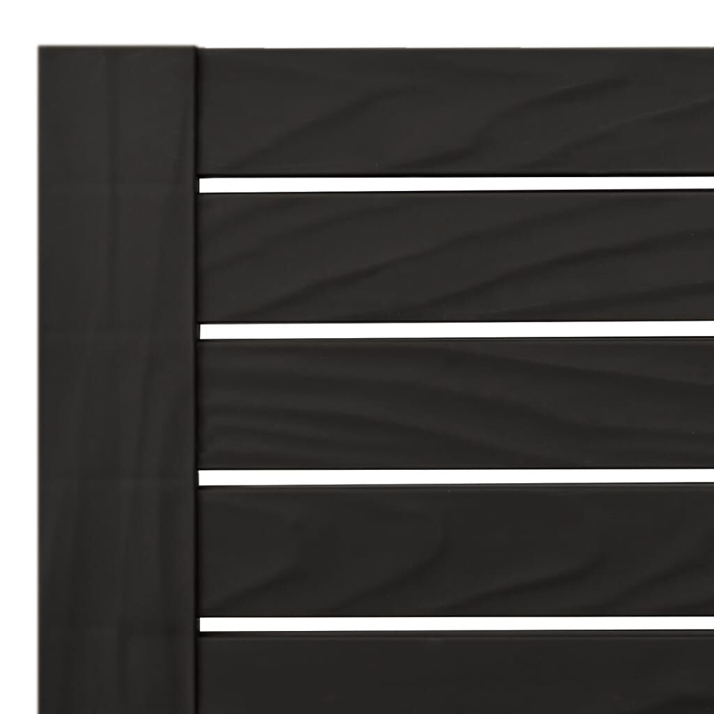 vidaXL Sun Loungers 2 pcs Black 155x58x83 cm Polypropylene