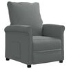 vidaXL Recliner Chair Dark Grey Fabric