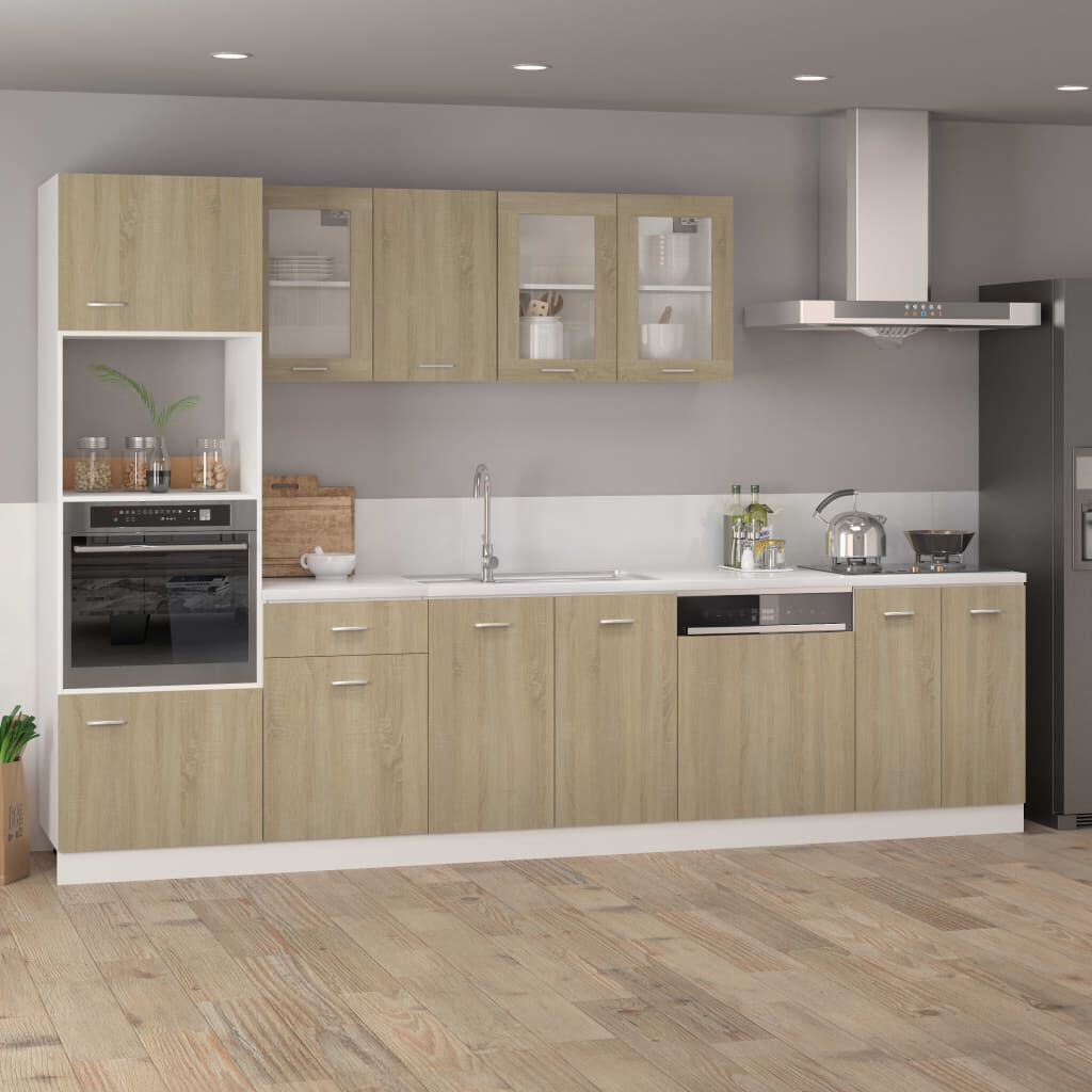 vidaXL Hanging Cabinet Lyon Sonoma Oak 39.5x31x60 cm Engineered Wood