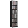 vidaXL CD Cabinet High Gloss Black 21x20x88 cm Engineered Wood