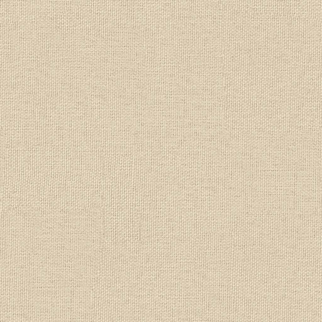 vidaXL Recliner Chair Cream Fabric