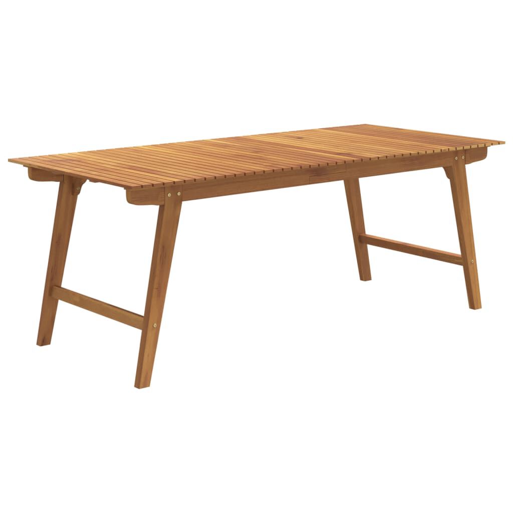 vidaXL 7 Piece Garden Dining Set Solid Wood Acacia