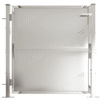 vidaXL Garden Gate 100x100 cm Stainless Steel,  vidaXL Garden Gate 100x100 cm Stainless Steel