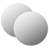 vidaXL Wall Mirrors 2 pcs 60 cm Round Glass