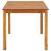 vidaXL Garden Table 140x80x74 cm Solid Acacia Wood