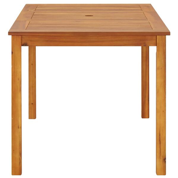 vidaXL Garden Table 140x80x74 cm Solid Acacia Wood