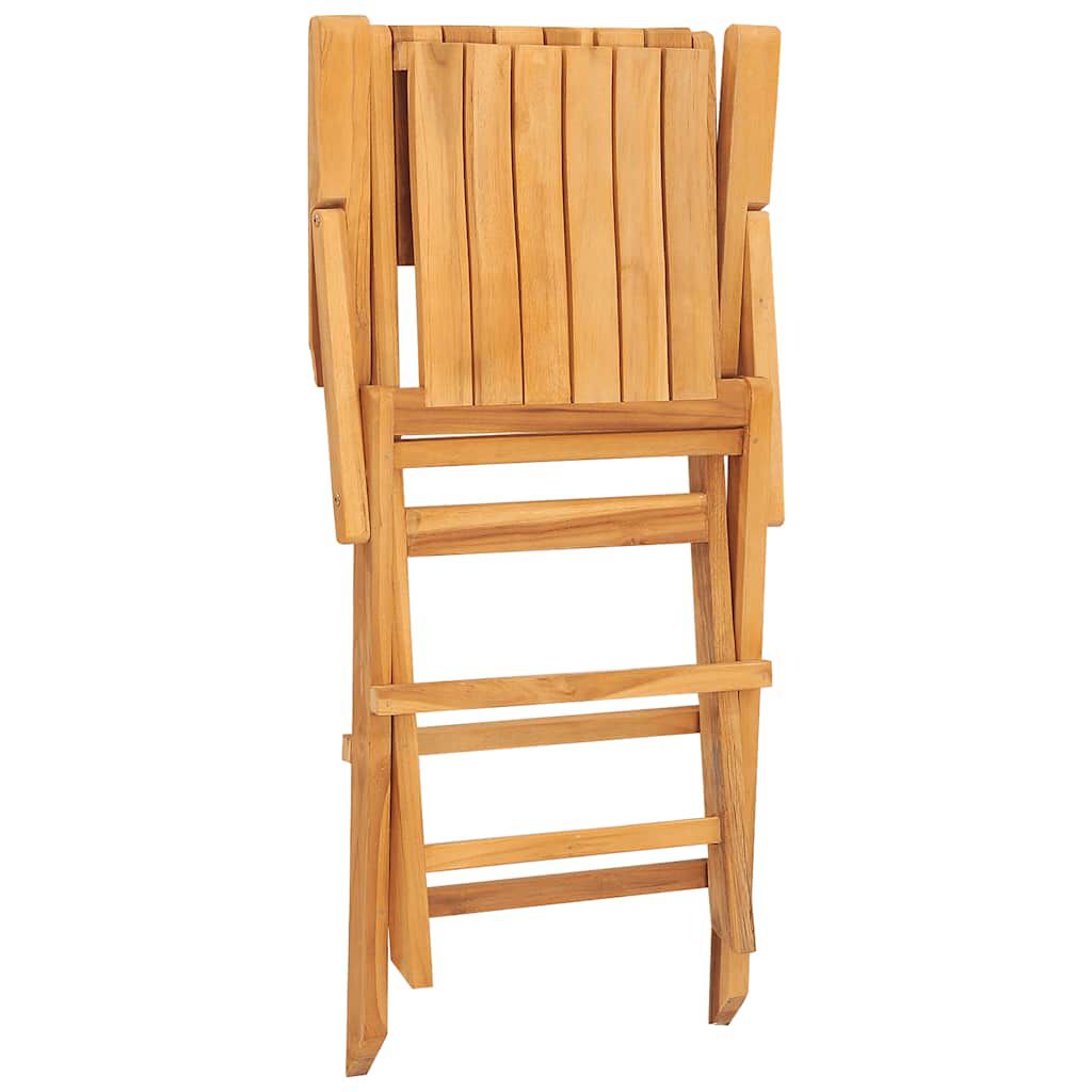 vidaXL Folding Garden Chairs 2 pcs 55x61x90 cm Solid Wood Teak