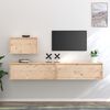 vidaXL TV Cabinets 3 pcs Solid Wood Pine