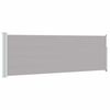 vidaXL Patio Retractable Side Awning 100x300 cm Grey