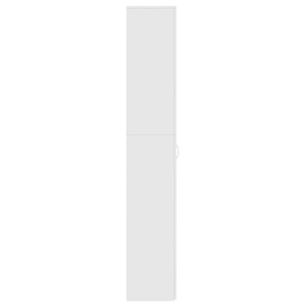 vidaXL Office Cabinet White 60x32x190 cm Engineered Wood