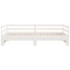 vidaXL Pull-out Day Bed without Mattress White 2x(90x200)cm