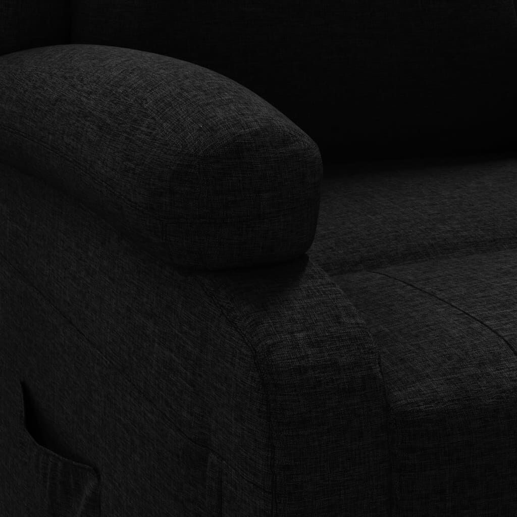vidaXL Recliner Chair Light Grey Fabric