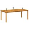 vidaXL Garden Table 200x100x74 cm Solid Acacia Wood