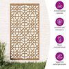 vidaXL Garden Wall Decoration 105x55 cm Corten Steel Moorish Design