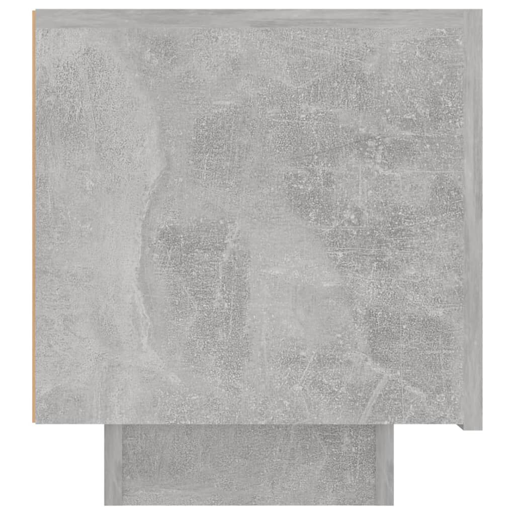 vidaXL Bedside Cabinet Concrete Grey 100x35x40 cm Engineered Wood