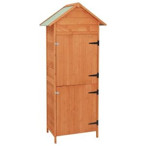vidaXL Garden Storage Cabinet Brown 42.5x64x190 cm